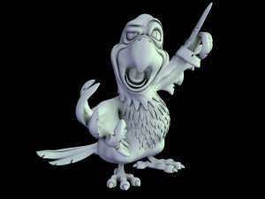 3d print parrot 3D प्रिंट मॉडल
