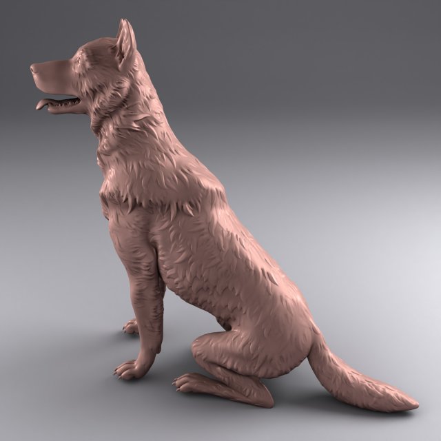 3d print dog 3D Print Model .c4d .max .obj .3ds .fbx .stl .blend 