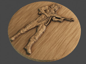 Relief for CNC 3D Print 3Dプリントモデル