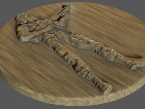 Relief for CNC 3D Print 3Dプリントモデル
