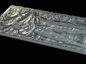 Relief for CNC backgammon 3D Print Model