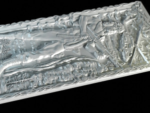 Relief for CNC backgammon 3D-Druckmodell