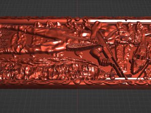Relief for CNC backgammon 3D-Druckmodell