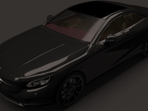 mercedes-benz s class coupe 3D Model
