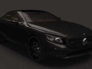 mercedes-benz s class coupe Model 3D