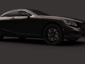 mercedes-benz s class coupe Model 3D