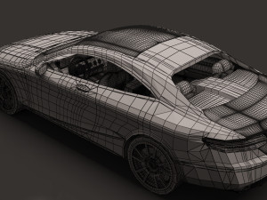mercedes-benz s class coupe Model 3D