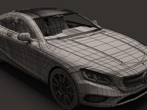 mercedes-benz s class coupe Model 3D