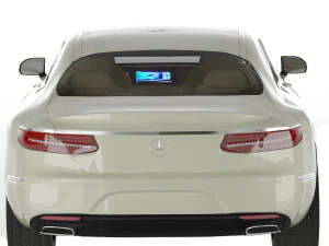 mercedes-benz s class coupe 3d car model 3D Model