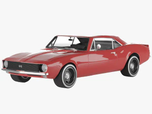 chevrolet camaro 67 Modello 3D