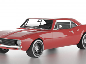chevrolet camaro 67 Modello 3D