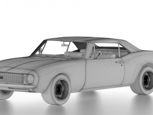 chevrolet camaro 67 Modello 3D