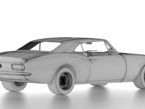 chevrolet camaro 67 Modello 3D