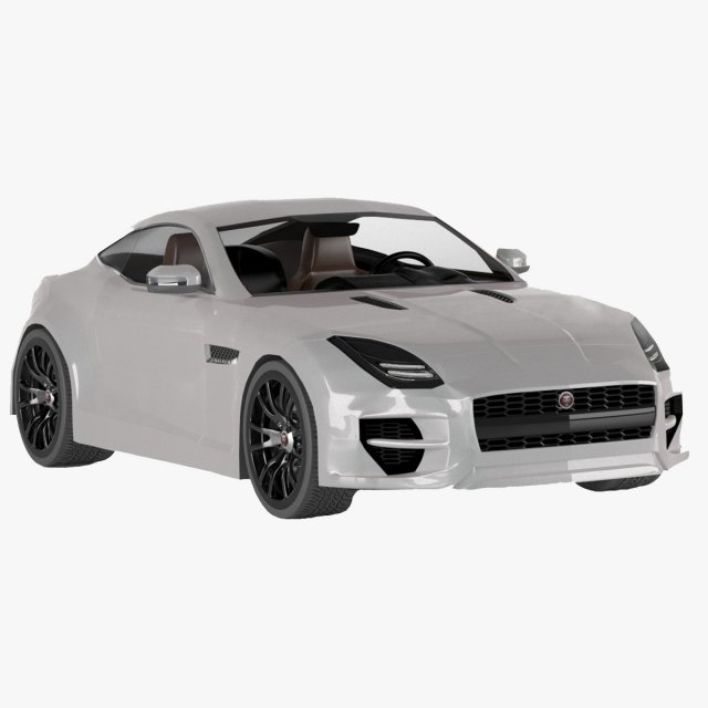 jaguar f type car Modello 3D .c4d .max .obj .3ds .fbx .stl .blend 
