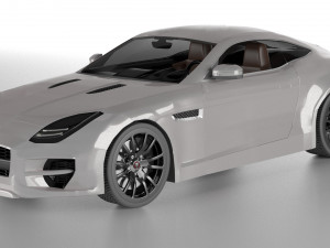 jaguar f type car Modello 3D