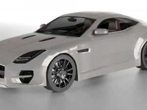 jaguar f type car 3D Model