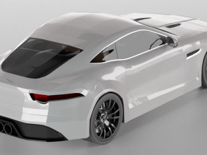 jaguar f type car Modello 3D