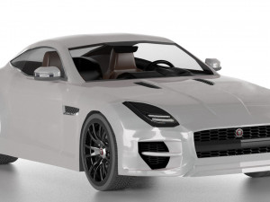 jaguar f type car Modello 3D