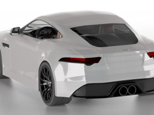jaguar f type car Modello 3D