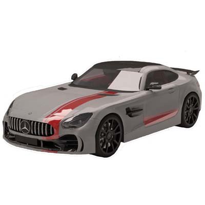 mercedes benz amg gtr Modello 3D .c4d .max .obj .3ds .fbx .stl .blend 
