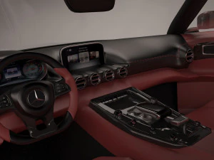 mercedes benz amg gtr 3D Model