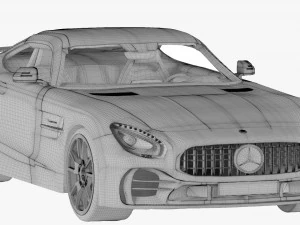 mercedes benz amg gtr 3D Model