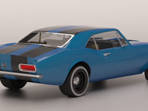 chevrolet camaro 67 3D Model
