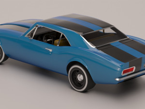 chevrolet camaro 67 3D Model