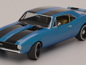 chevrolet camaro 67 3D Model