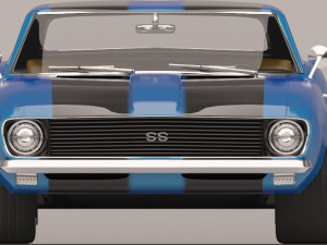 chevrolet camaro 67 3D Model