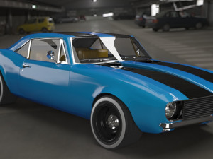 chevrolet camaro 67 3D Model
