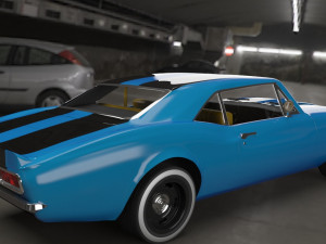 chevrolet camaro 67 3D Model
