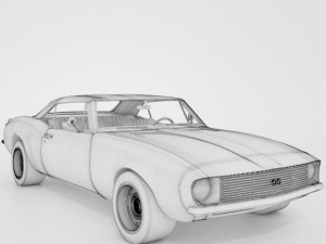 chevrolet camaro 67 3D Model