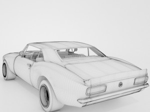 chevrolet camaro 67 3D Model