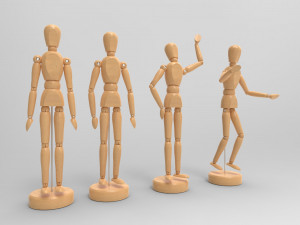 art mannequin 3D Модель