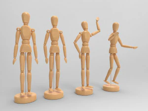 manekin artystyczny Model 3D
