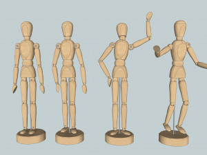 art mannequin Model 3D