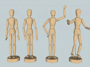art mannequin 3D Model