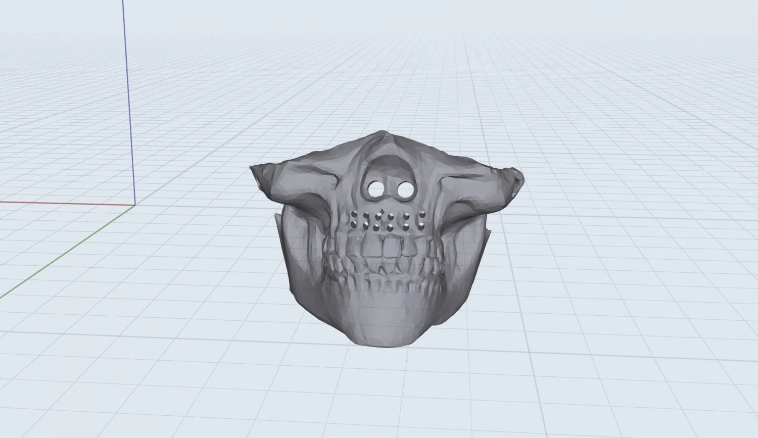 3d mask skull 3D Model .c4d .max .obj .3ds .fbx .stl .blend