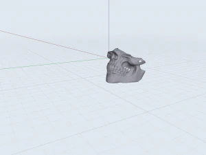 3d mask skull 3D Model