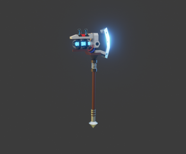 axe fortnite-style Model 3D .c4d .max .obj .3ds .fbx .stl .blend