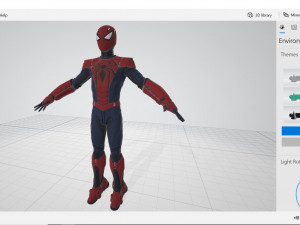 spider-man character 3D Model