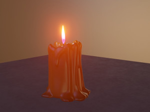 candle 3D Model