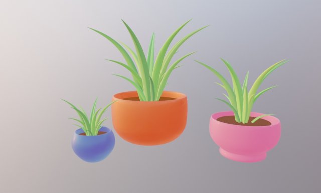 plant 3D 模型 .c4d .max .obj .3ds .fbx .stl .blend 