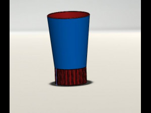 es goblet caf by solidworks 3D Модель