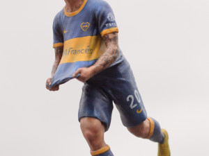 football soccer player 3Dプリントモデル