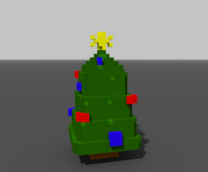 christmas tree 3D Model .c4d .max .obj .3ds .fbx .stl .blend 