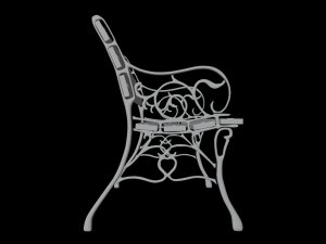 park bench Modelo 3D