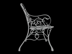 park bench 3D Model