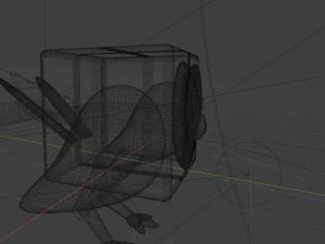 cute cube owl 3D Model